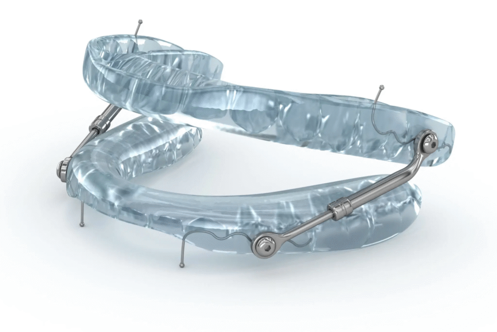 mandibular advancement devices (MADs), or sleep apnea mouth guards
